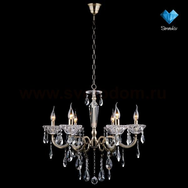 Люстра Eurosvet 3452/6 античная бронза