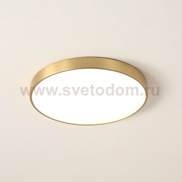 Потолочный Светильник Flims D30 Circle Brass By Imperiumloft