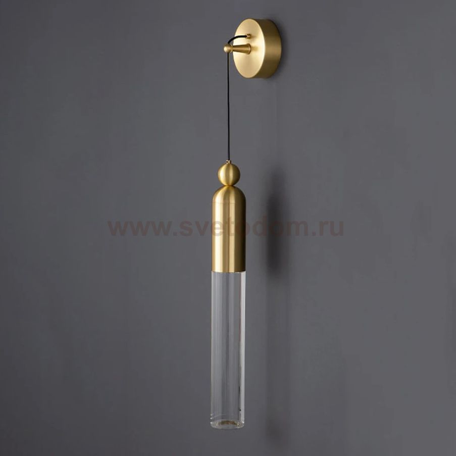 Настенный бра-светильник GELIS WALL Brass