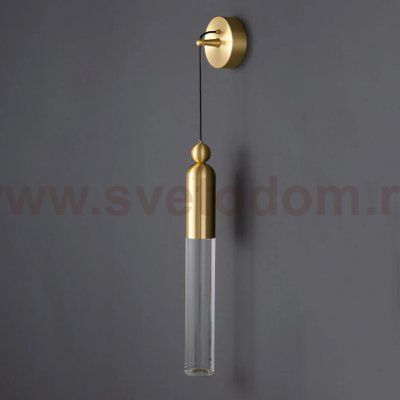 Настенный бра-светильник GELIS WALL Brass