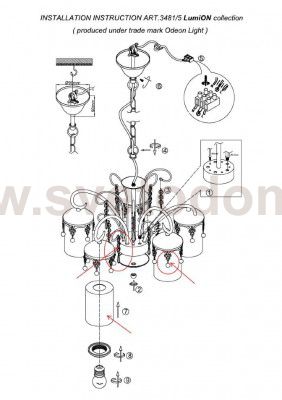 Люстра Lumion 3481/5 TIBO