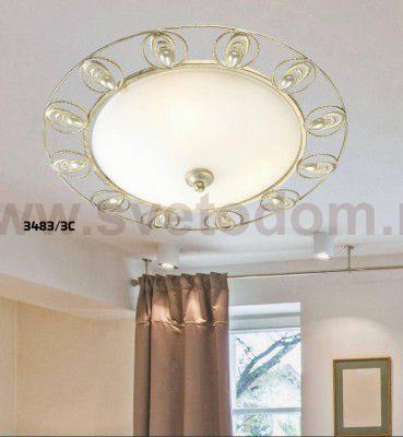 Настенно-потолочный светильник Odeon light 3484/3C KANTI