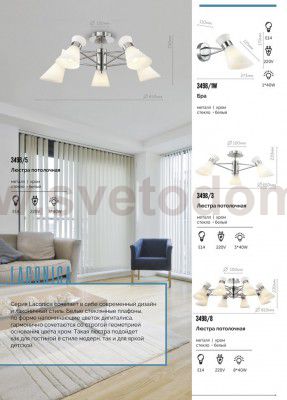 Светильник настенный бра Lumion 3498/1W LACONICA