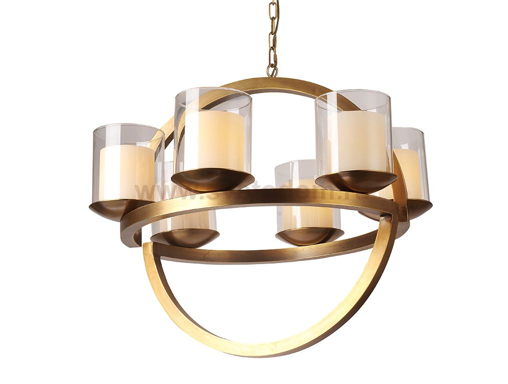 Люстра Newport 35006/C brass