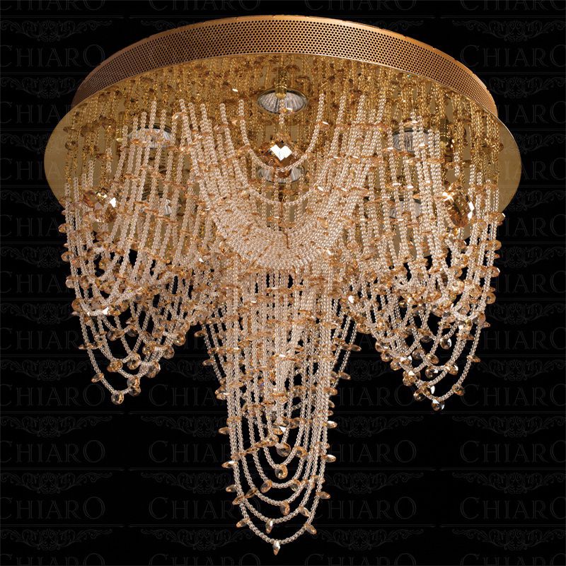 Хрустальная люстра подвесная Mw light 351013007 Изабелла