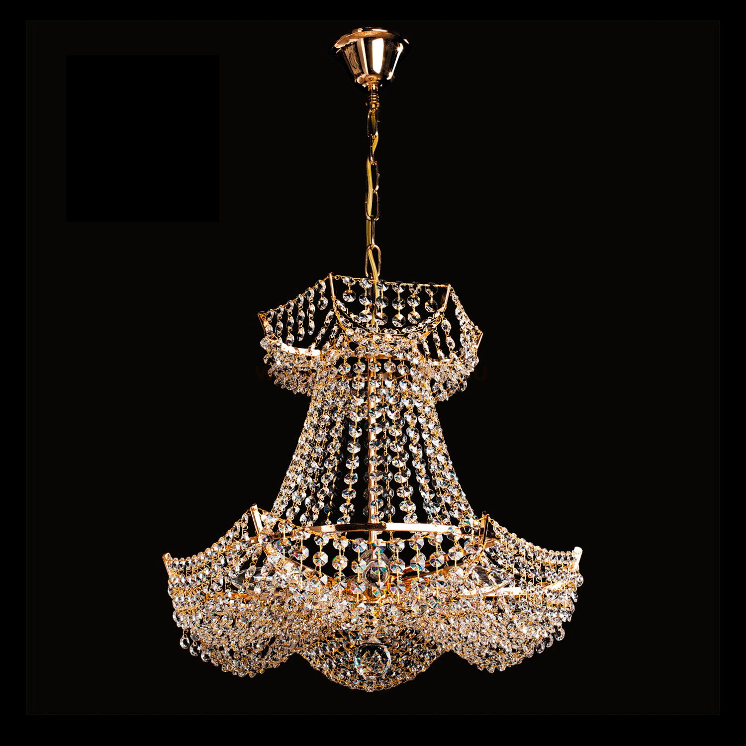 Хрустальная подвесная люстра Mw light 351014606 Изабелла