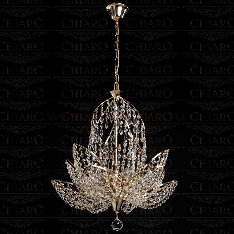 Хрустальная люстра подвесная Mw light 351014706 Изабелла