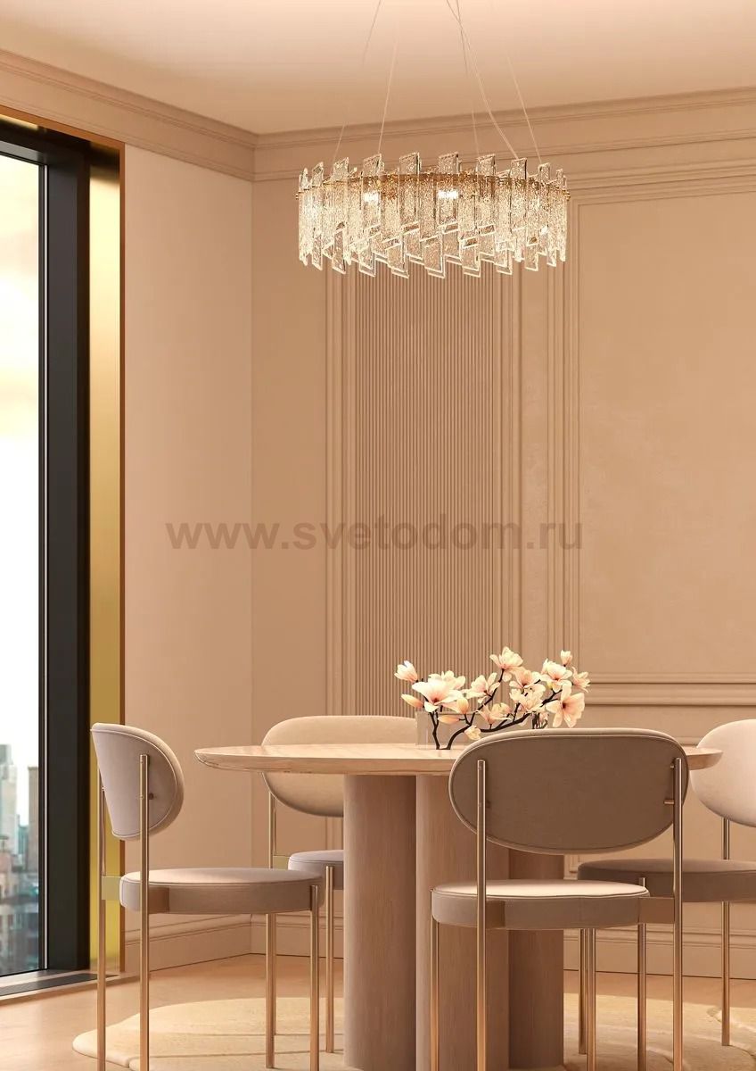 Подвесные люстры  Divinare 3512/17 LM-8 ROMILDA