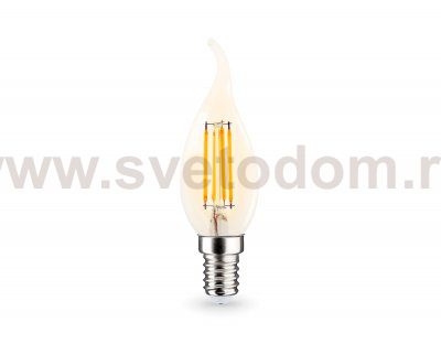 Лампа светодиодная Свеча на ветру CF35 15W 2700K Ambrella 351523 Filament LED CF35 15W E14 2700K 220-240V