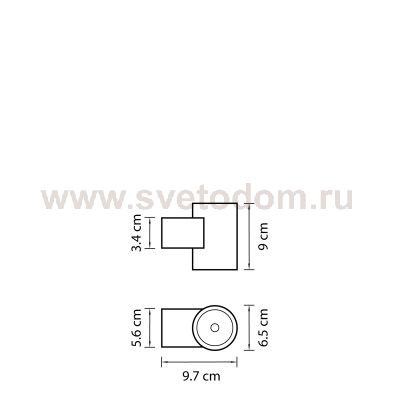Светильник светодиодный уличный настенный Lightstar 351692 Paro