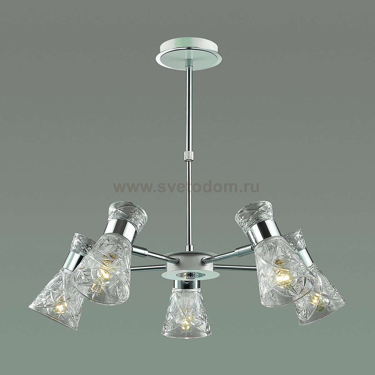 Люстра на штанге телескоп. Lumion 3530/5C SAMURIA