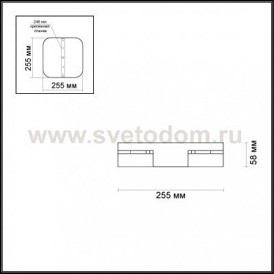 Потолочный светильник Odeon light 3538/4LC LACONIS