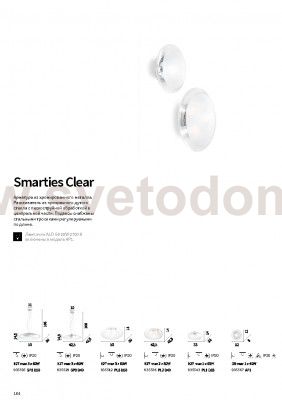 Потолочный светильник Ideal lux SMARTIES CLEAR PL3 D50 (35512)