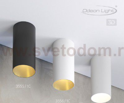 Потолочный накладной светильник Odeon light 3555/1C PRODY