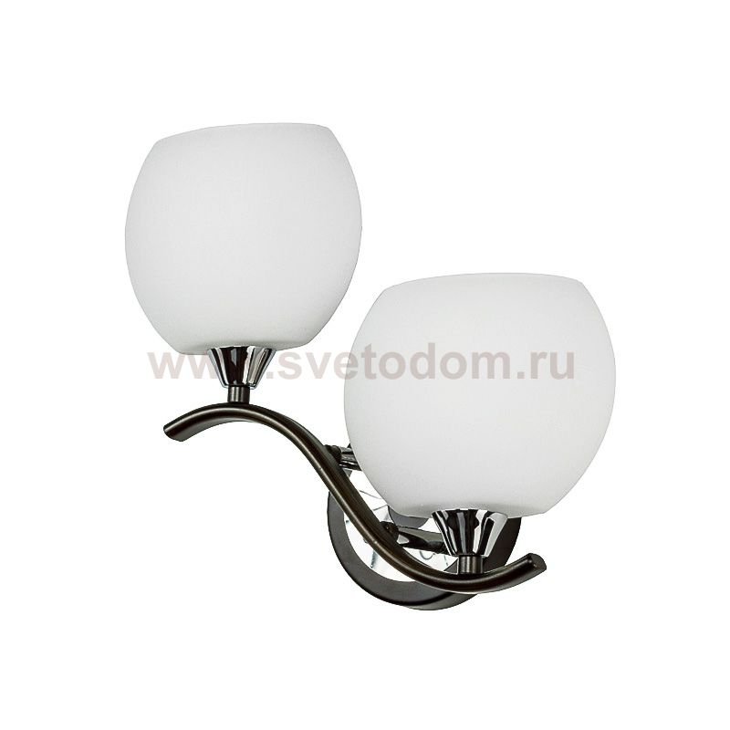 Настенный светильник Экономсвет 35557/2wCR+WENGUE MK