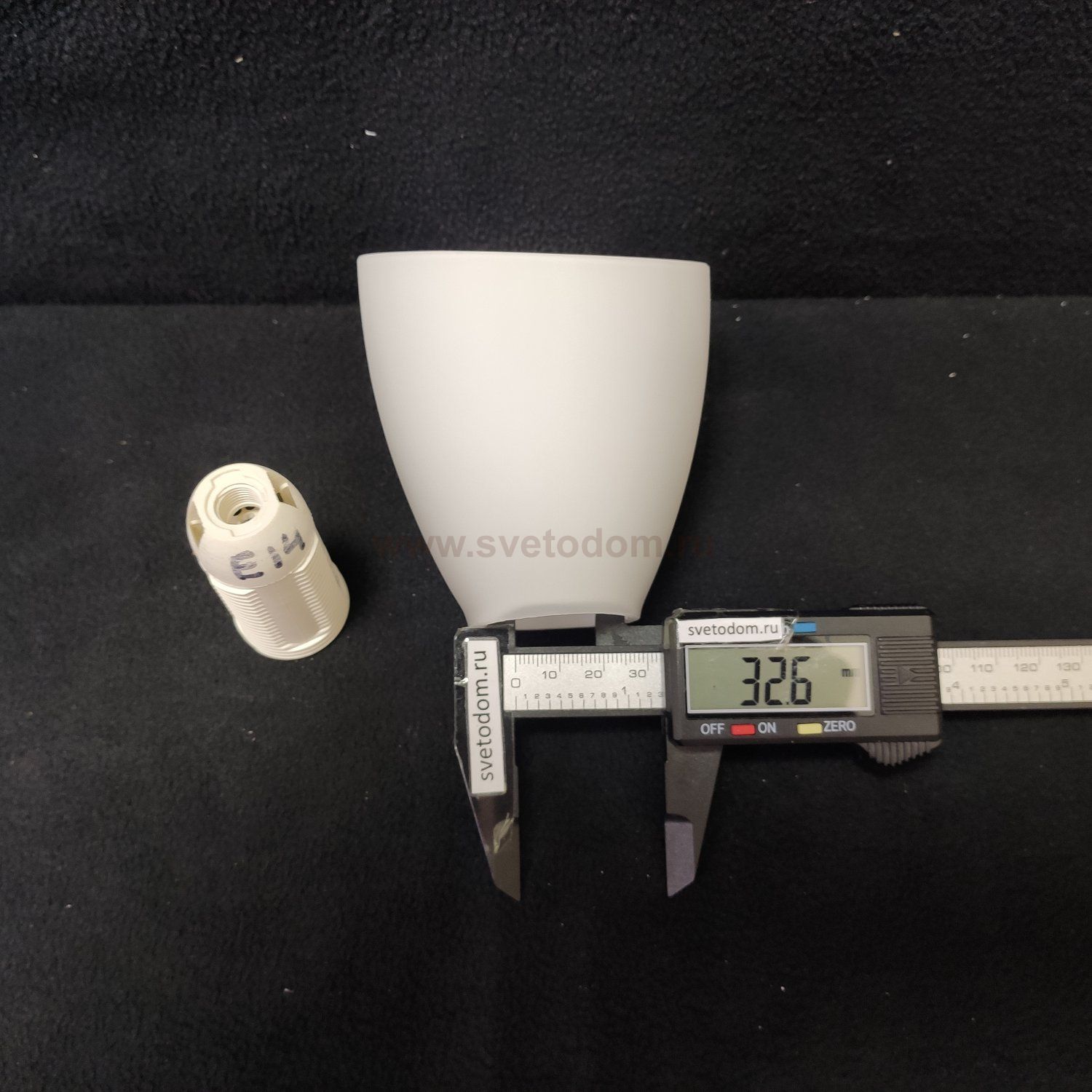 Плафон стекло со скосом 90*110мм E14 (32мм посадка) MW / DE 356012905 Нежность