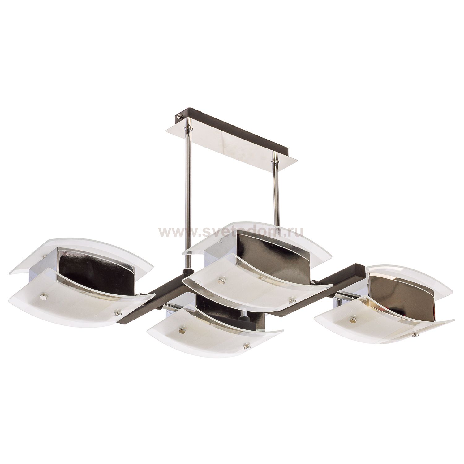 Светильник ЭкономСвет 35714/4CR+SBK CLW