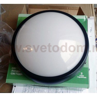 Светильник светодиодный 24Вт 250мм черный Novotech 357507 OPAL