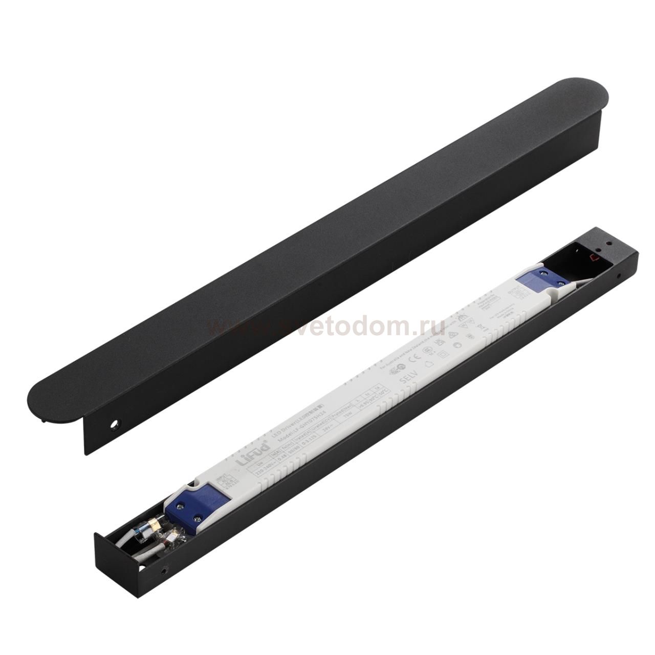 357785BL LEDA ODL26 (Для артикулов 7155) Драйвер металл/черный IP20 LED 75W 24V FINO XS