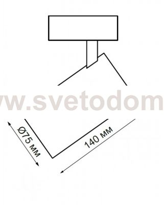 Трековый светодиодный светильник Novotech 358069 KIT