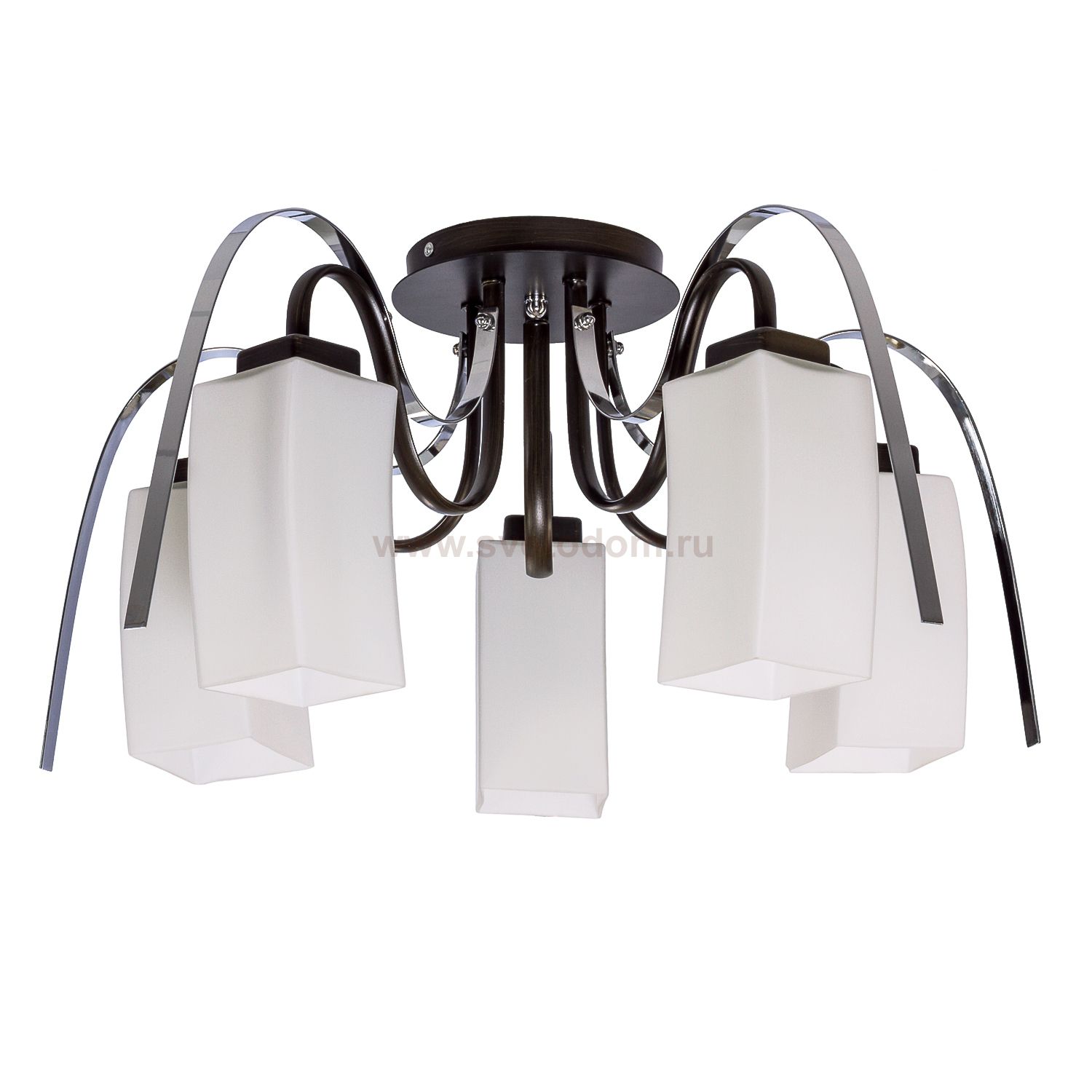 Светильник ЭкономСвет 35837/5CR+WENGUE MK