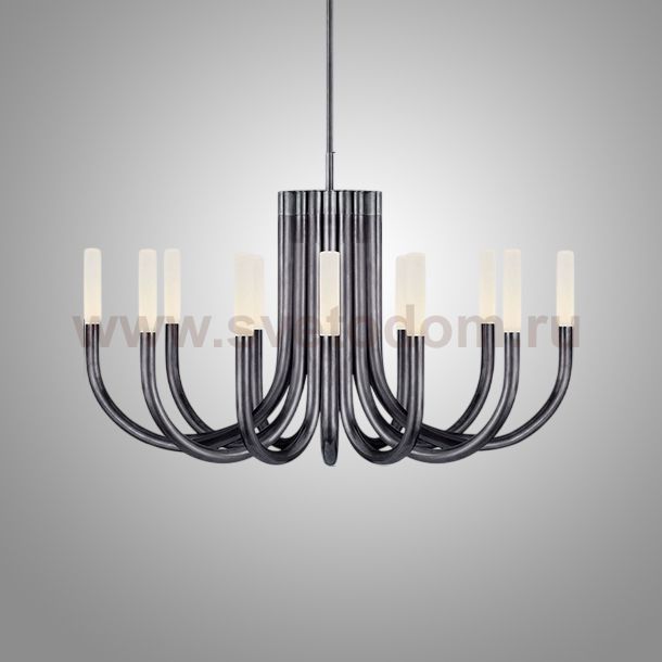 Люстра на штанге LAURA D100 Black