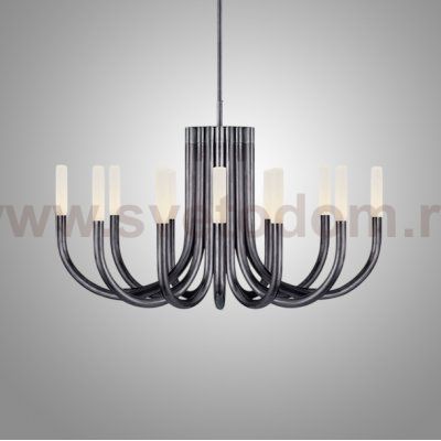 Люстра на штанге LAURA D100 Black