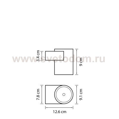 Светильник светодиодный уличный настенный Lightstar 360672 Paro