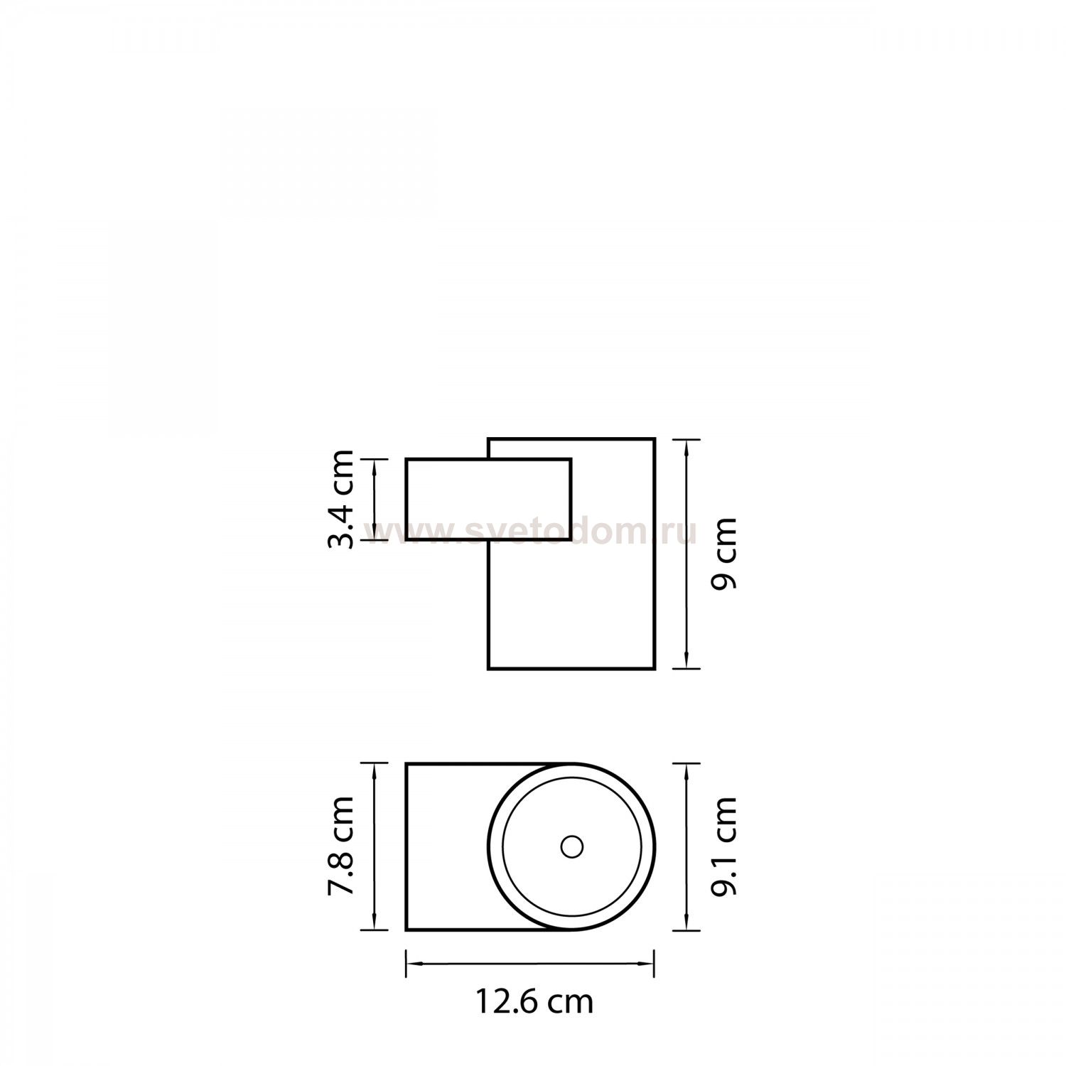 Светильник светодиодный уличный настенный Lightstar 360692 Paro