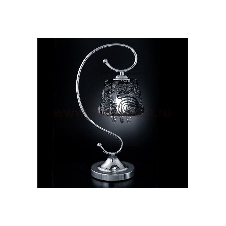 Светильник Eurosvet 3613/1Т хром/дымчатый хрусталь Strotskis