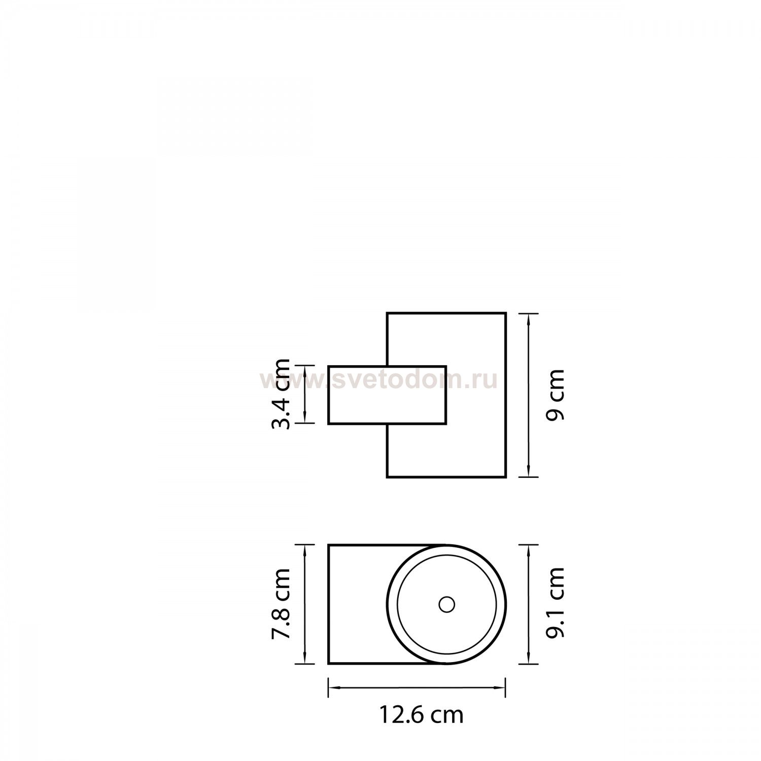 Светильник светодиодный уличный настенный Lightstar 361674 Paro