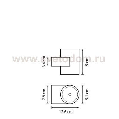 Светильник светодиодный уличный настенный Lightstar 361692 Paro