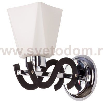 Светильник ЭкономСвет 36183/1wCR BK WT