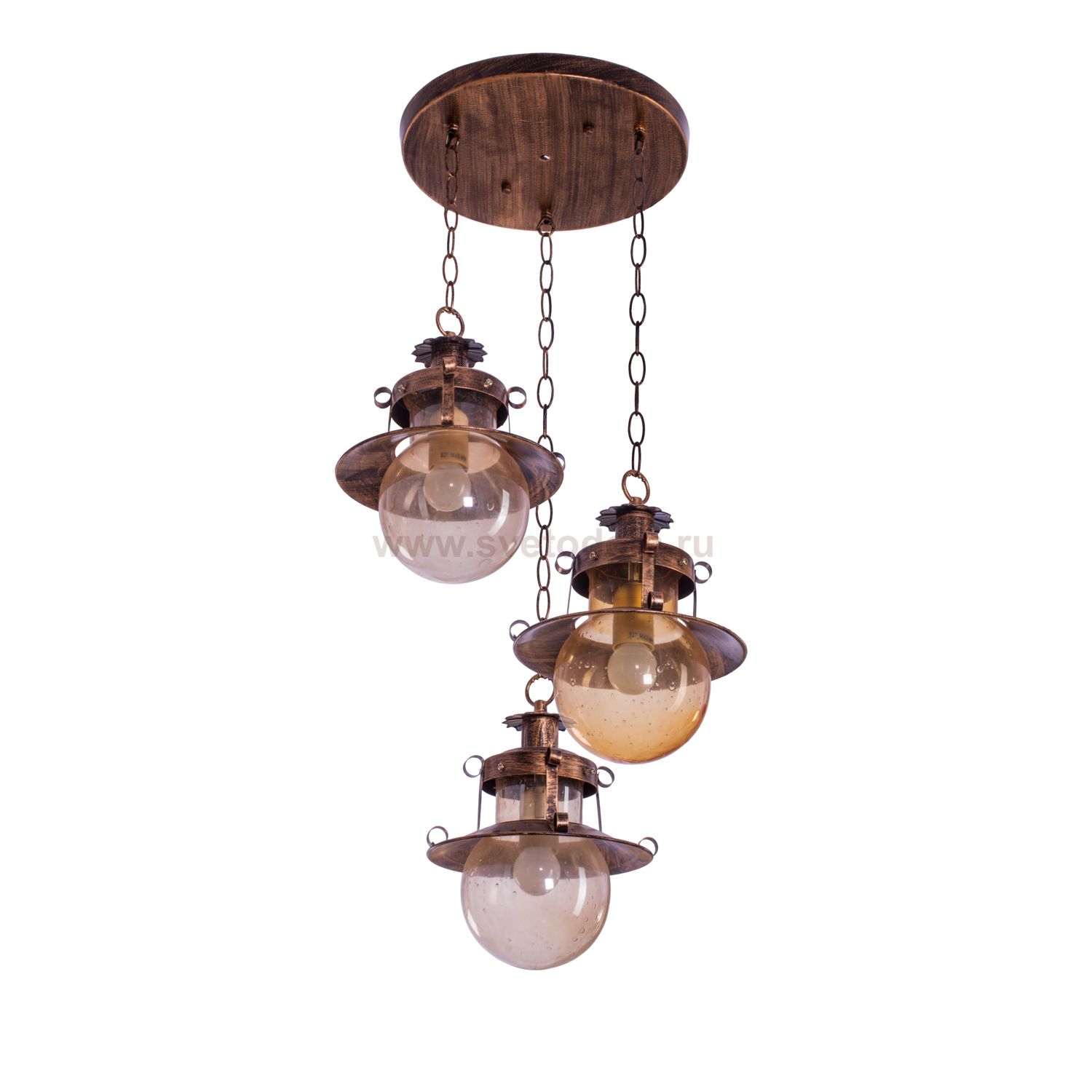 Светильник кованый Экономсвет 361B/3RG