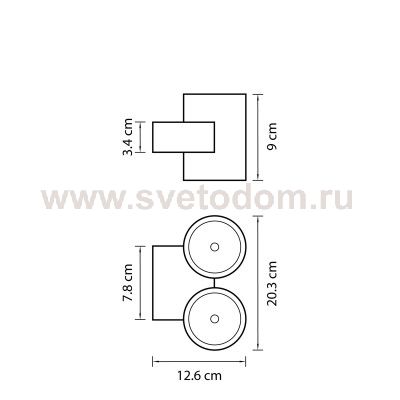 Светильник светодиодный уличный настенный Lightstar 362694 Paro