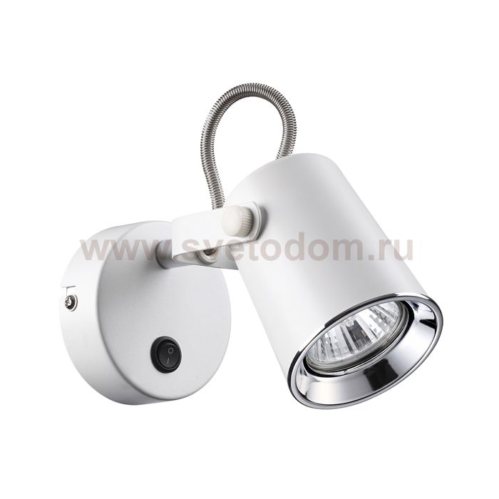 Подсветка с выкл. Odeon light 3628/1W FLEXI WHITE