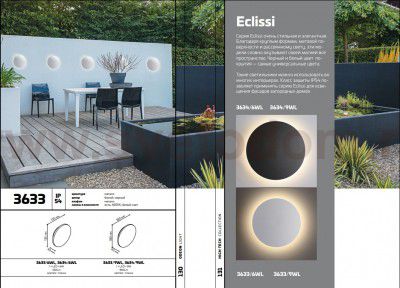 Настенный светильник Odeon light 3633/6WL ECLISSI