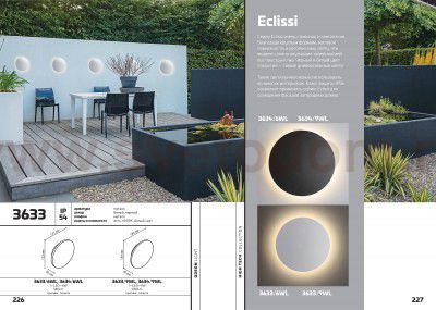 Настенный светильник Odeon light 3633/6WL ECLISSI