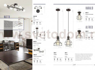Подвесной светильник Lumion 3637/1 HARALD