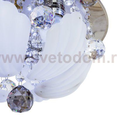 Люстра круглая Экономсвет 3639/3CR RC WTLED