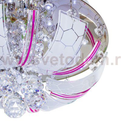 Люстра круглая Экономсвет 3645/3CR RC WTLED