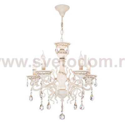 Люстра классическая с хрусталем Экономсвет 36479/5WT
