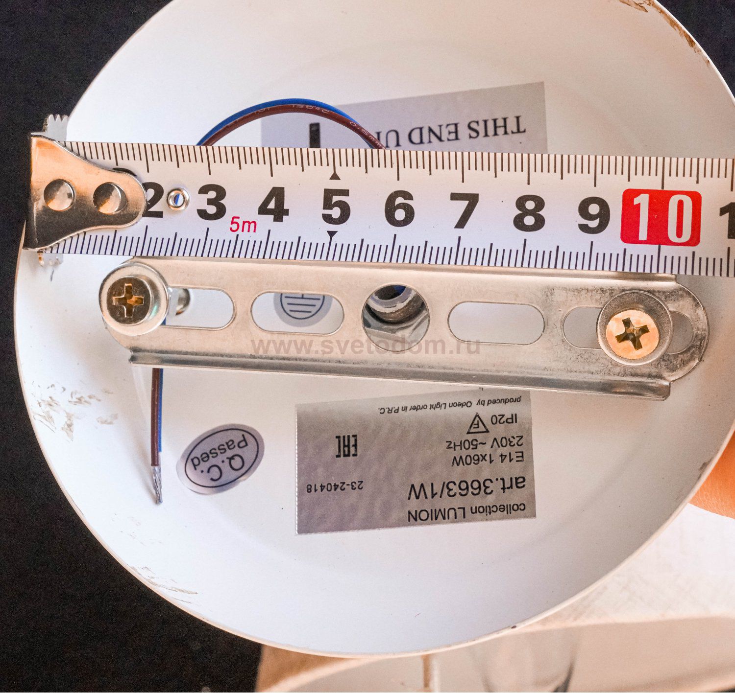 Светильник настенный бра Lumion 3663/1W LINDSAY