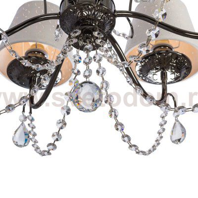 Люстра классическая с хрусталем Экономсвет 36665/6AN+WT