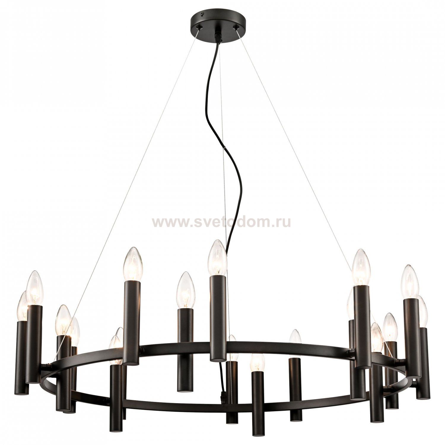 367-023-18 VELANTE Классический стиль светильник подвесной, E14, 18x40W