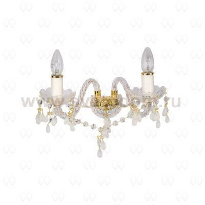 Светильник хрустальный настенный бра Mw light 367021002 Каролина