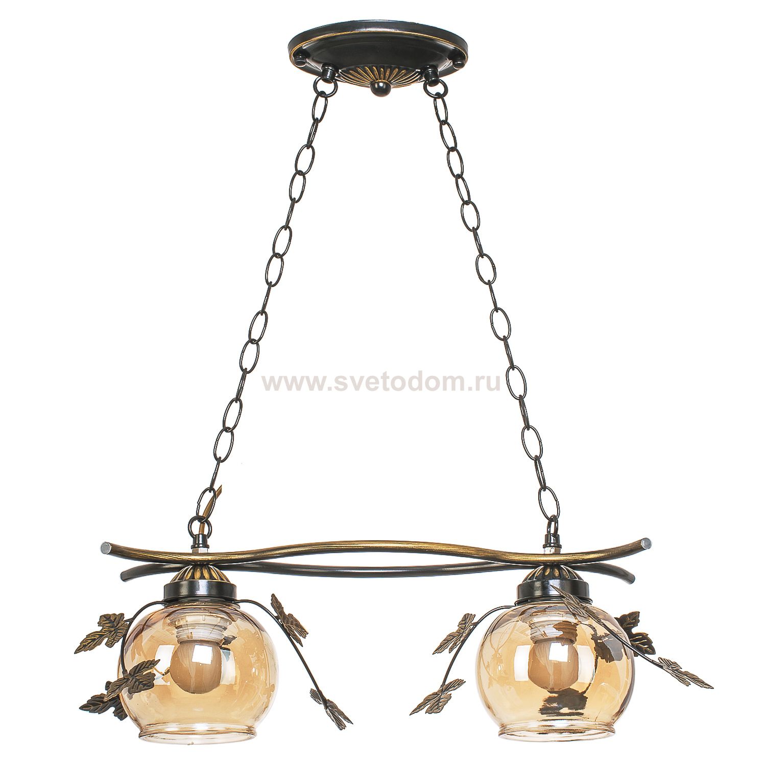 Подвесной светильник Экономсвет 36794/2P BK BN