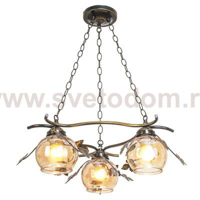 Подвесной светильник Экономсвет 36794/3P BK BN