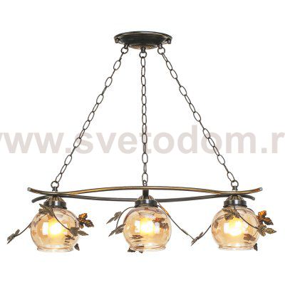 Подвесной светильник Экономсвет 36794L/3P BK BN