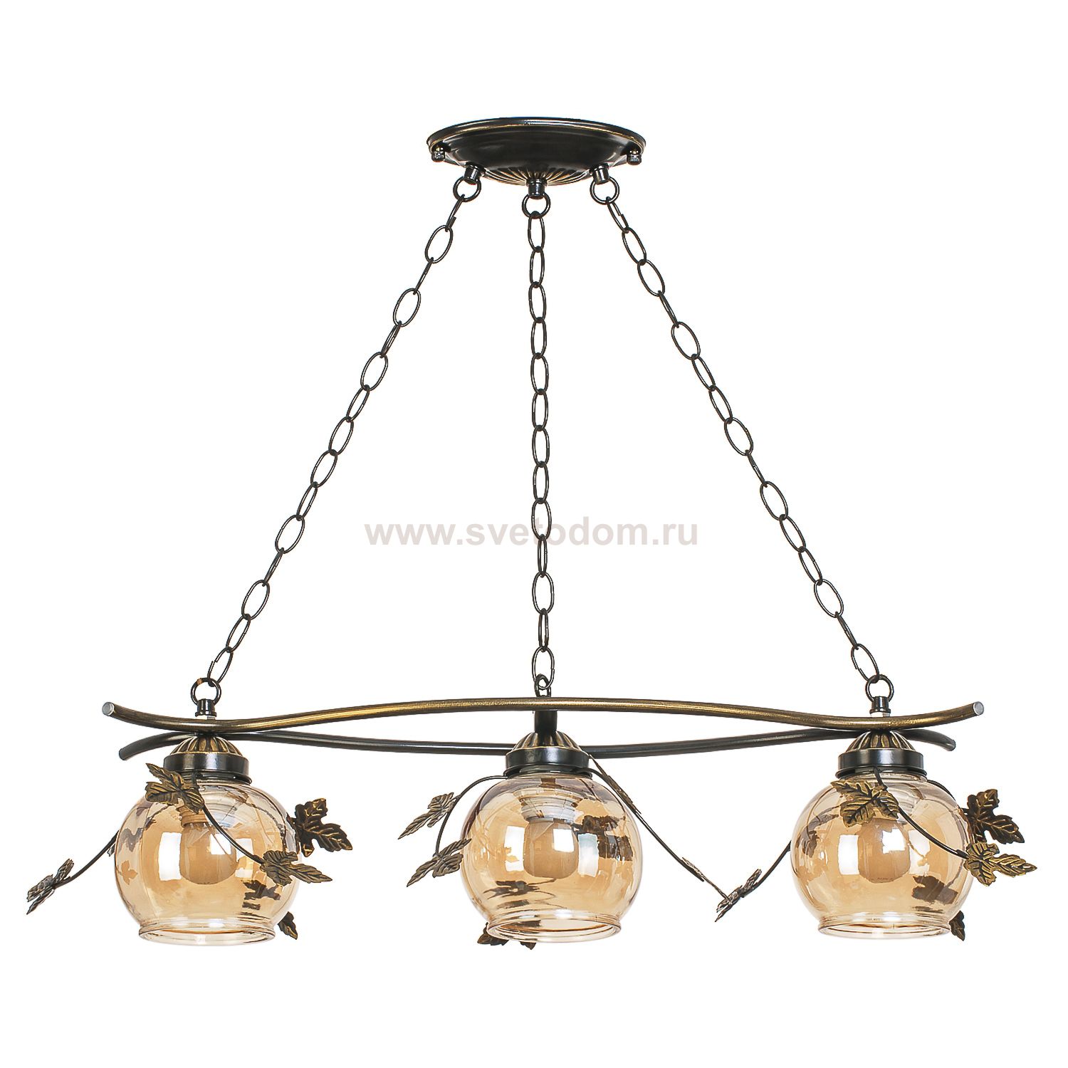 Подвесной светильник Экономсвет 36794L/3P BK BN